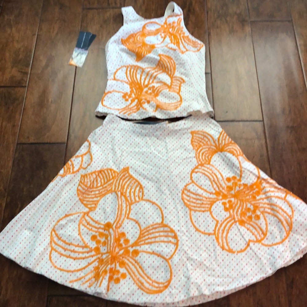 French Connection top & skirt